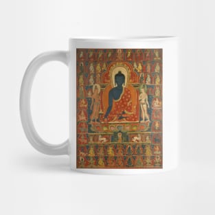 Medicine Buddha Tibetan Buddhist Thangka Reproduction Mug